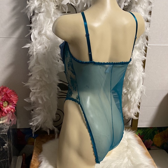 Satin Teddy Sexy Lingerie - Picture 6 of 10